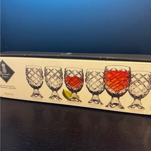 Crystal Dessert Goblets - Set of 6